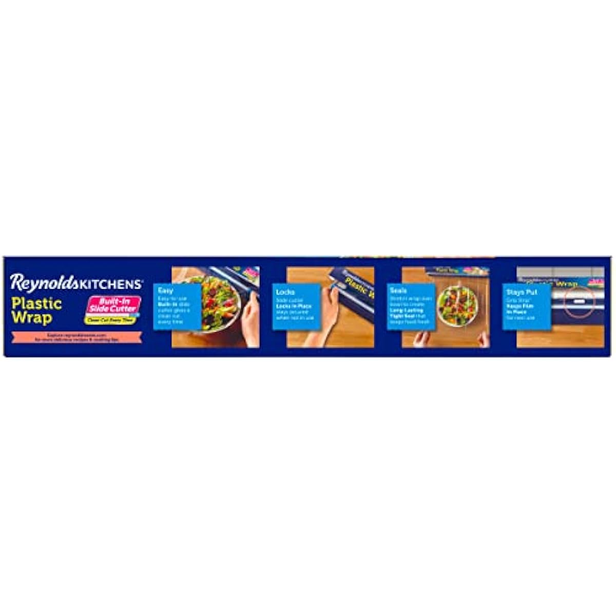 Reynolds Kitchens Quick Cut Plastic Wrap, 225 Square Feet