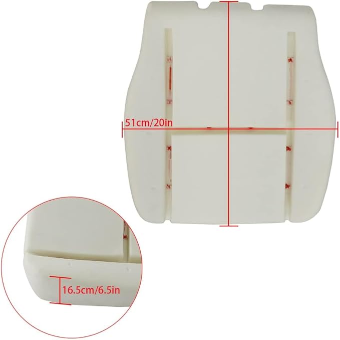 GXARTS Front Driver Side Bottom Seat Foam Cushion Pad Compatible with Chevy Silverado Suburban Avalanche Tahoe GMC Sierra Yukon 2007 2008 2009 2010 2012 2013 2014