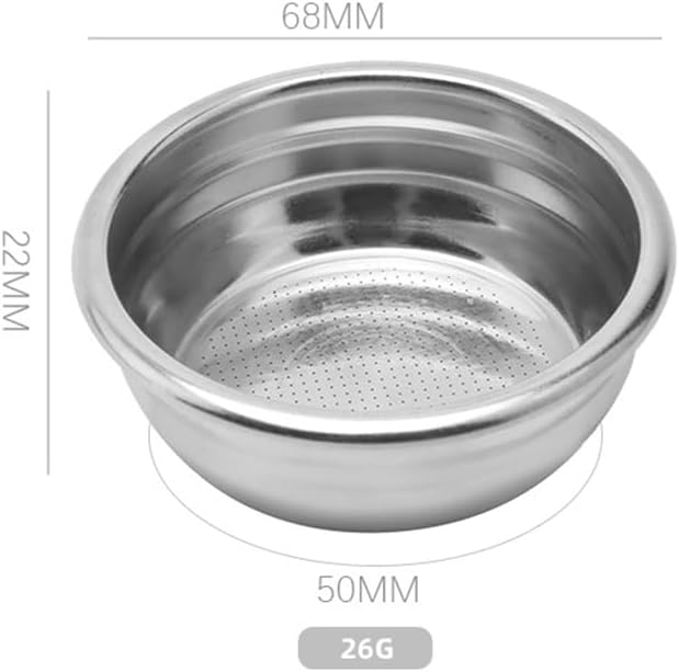 Precision filter basket compatible with Espresso machines (58mm)
