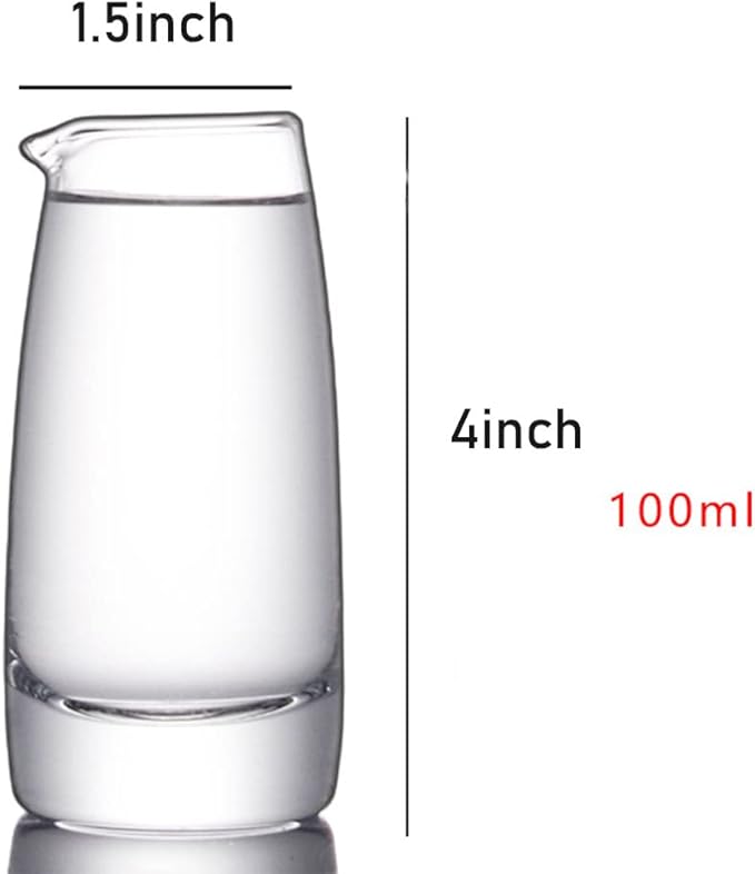 2pcs Glass Creamer Pitcher Scale Sauce Serving Pitcher Milk Jug Creamer Jug-100ml/150ml