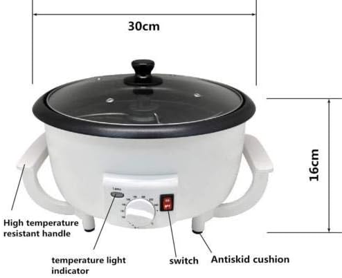 ele ELEOPTION Coffee Roaster | Coffee Roasters for Home Use | 750G Capacity Electric Coffee Roasting Machine for Coffee Bean