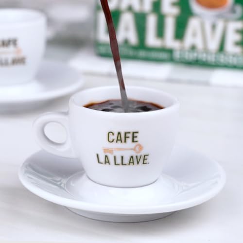 Cafe La Llave Dark Roast Ground Espresso Coffee, 16 oz Bricks (Pack of 3) – Cuban Style, Bold & Rich Flavor, for Espresso, Moka Pot & Drip