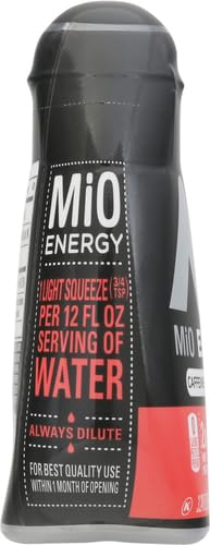 MiO Energy Strawberry Pineapple Smash Naturally Flavored with other natural flavors Liquid Water Enhancer Drink Mix with Caffeine & B Vitamins with 2X More (3.24 fl. oz. Bottle) (Pack of 4)