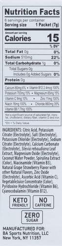 BODYARMOR Flash IV Electrolyte Packets, Grape - Zero Sugar Drink Mix, Single Serve Packs, Coconut Water Powder (6 Count) (Pack of 2)