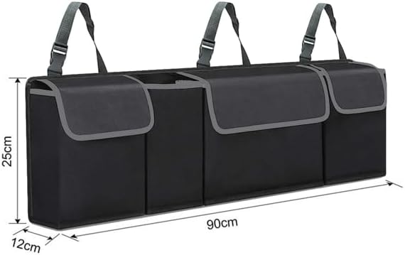 Car Trunk Organizer Oxford Interior Accessories Back Seat Storage Bag 4 Pocket
