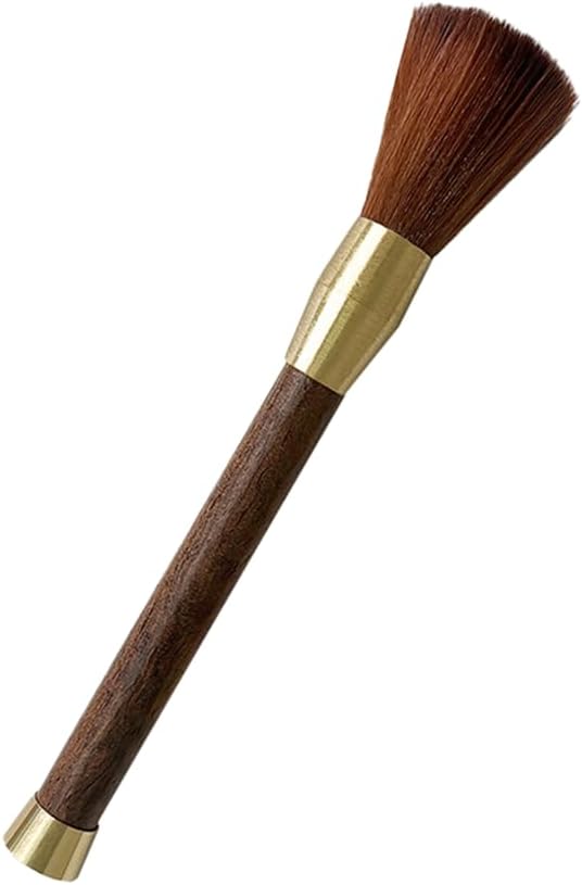 Coffee Grinder Cleaning Brush, Wood Handle & Natural Bristles Wood Dusting Espresso Brush Accessories for Bean Grain Coffee Tool Barista Home Kitchen