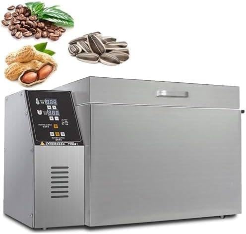 Commercial Coffee Bean and Nut Roaster Machine - Digital Roaster with Adjustable Timing & Temperature Control for Peanuts, Sesame, Cashews, and Chestnuts,Type5