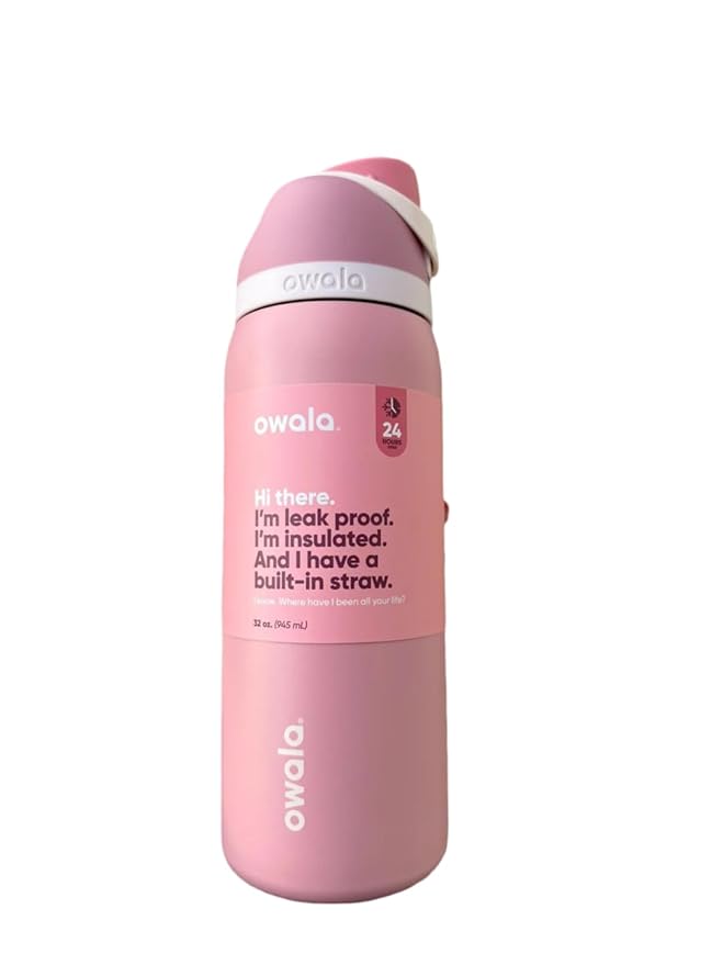Owala, Bottle Freesip Rosy Dreams 32 Ounce