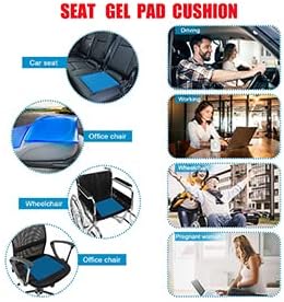 Motorcycle Seat Gel Pad for Harley Seat Cushion Shock Absorbing Mat Comfort Reduce Fatigue Soft Cool Pad DIY Office Chair Cushion Car Truck Peterbilt Driver and Passenger Pad 35 x 35 x 2cm