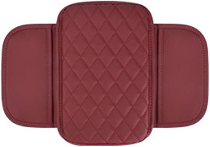 Arm Rest Cover Car for Audi A6 Avant 4G C7 2011 2012 2013 2014 2015 2016 2017 2018, Car Center Console Cushion Pad Comfortable Protector Waterproof Car Accessories,Red