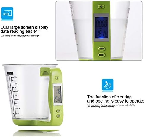 Kitchen Measuring Cup Scale LCD Digital Display for Baking Tea Weighting Coffee