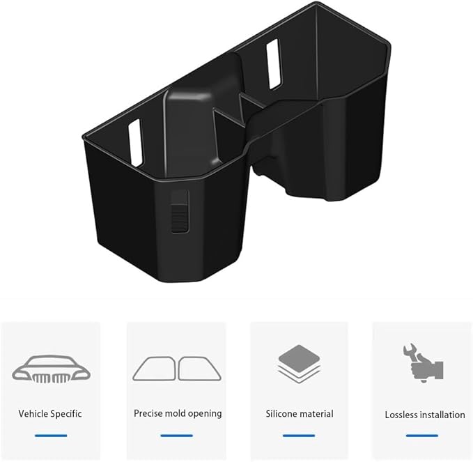 Center Console Cup Holder Inserts for RAV4 2026 Silicone Material Waterproof Anti-Slip Base Drink Holder Protector Custom Cup Holders RAV4 Accessories (Center Console Cup Holder)