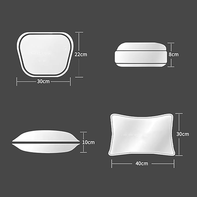 Car Headrest Pillow for Volkswagen VW Golf Variant VIII VI V IV III Wagon Estate 5-Seats Car Seat Lumbar Pillow Car Headrest Pillow Car Seat Neck Break Cushion Head Support Rest Pillow Accessories