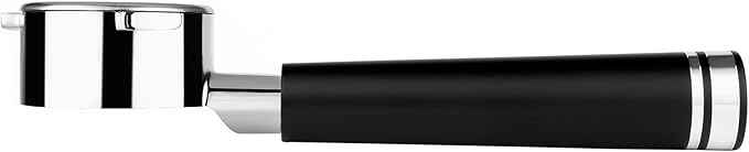 LILQ 54mm Naked Bottomless Portafilter Compatible with Breville Barista Express, Barista Pro, Bambino, and More – 18-20g basket included (Aluminum Flat, 54mm)