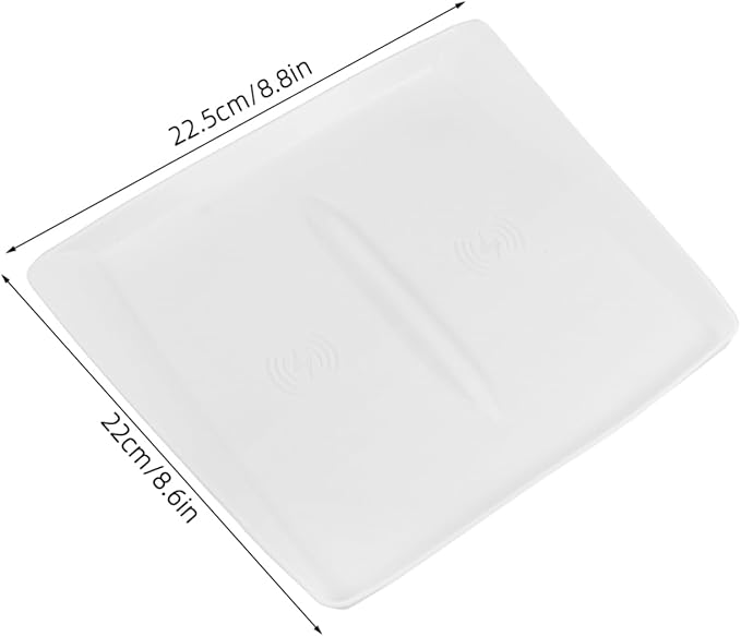 POPETPOP Center Console Silicone Charging Mat Cordless Charging Pad for Non- Silicone Material Auto Accessories for Interior