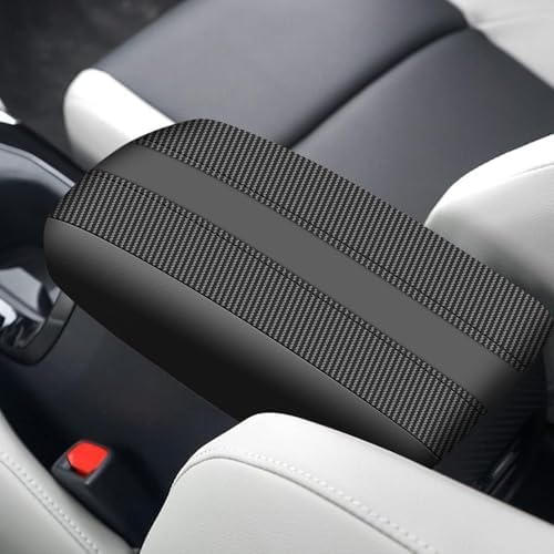 AOMSAZTO Armrest Cover for 2020-2024 2025 Toyota Corolla Carbon Fiber