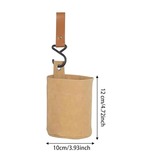 Umbrella Holder Car Hung Garbage Bin Portable with Headrest Hooks Auto Backseat Basket Large Capacity Storage Bucket