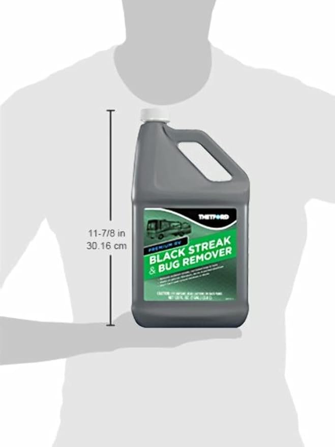 Premium RV Black Streak and Bug Remover - Black Streak Cleaner for RVs/Boats/Cars/Trucks/Vans/Motorcycles - 1 Gallon - Thetford 32511