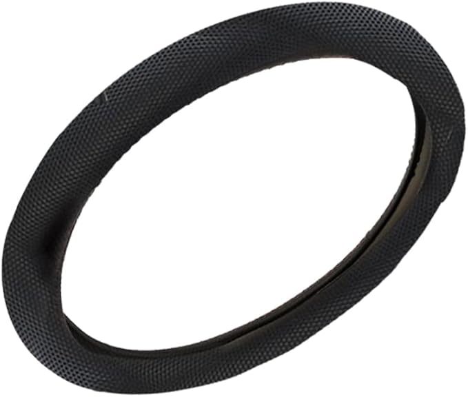Mytee Products 4 Pack 18" Semi Truck Steering Wheel Cover for Heavy-Duty Trucks - Extra Large Black 18" Steering Wheel Cover Sweatproof, Breathable and Anti-Slip Grip - Vehicle Accessories