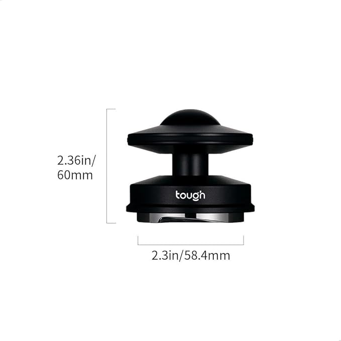 Coffee Distributor 58.5mm, Gravity Adaptive Espresso Distribution Tool，Adjustable Height Coffee Leveler for 58mm Portafilters (Matte Black)