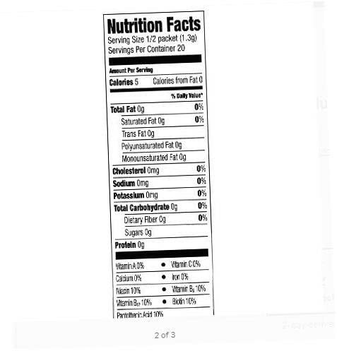 Great Value Energy Acai Blueberry Sugar-Free Drink Mix 10 per box (4 boxes)