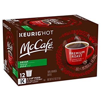 McCafe Decaf K-Cup Coffee - Medium Roast 12 Ct. (2 Pack)