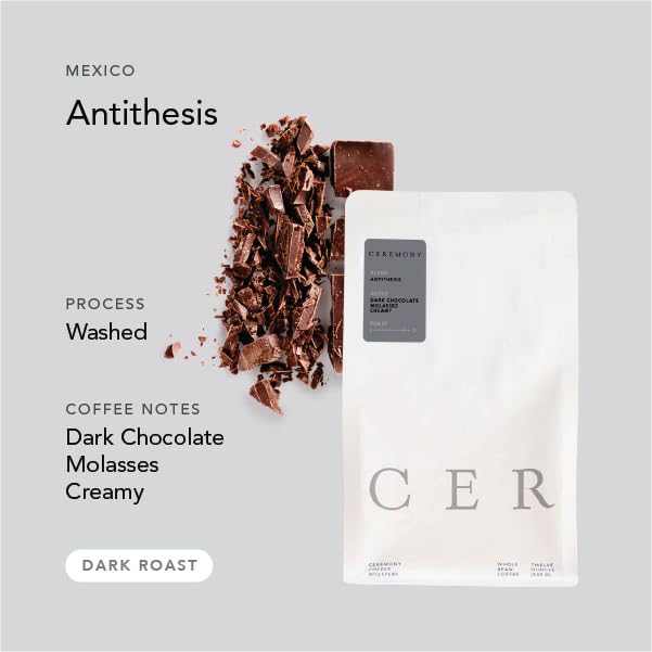 Ceremony Coffee Roasters - House Coffees Variety Pack - Specialty Whole Bean Antithesis & Thesis Blends- 2x12oz Bags (Whole Bean)