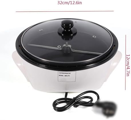 Automatic Electric Coffee Roaster Machine, 800g Capacity, Non-Stick Pot, 0-240℃ Temp Control, Ideal for Home, Cafes & Clubs (220V) - Perfect Coffee Bean Roasting Tool
