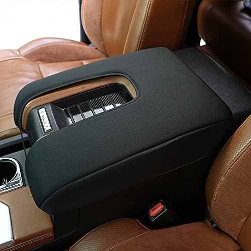 TOYCIDFG Center Console Armrest Cover Compatible with Toyota Tundra Sequoia 2014-2021, Soft Armrest Box Cushion Pad Car Interior Accessories 1 Pcs