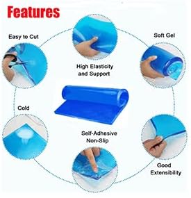Motorcycle Seat Gel Pad for Harley Seat Cushion Shock Absorbing Mat Comfort Reduce Fatigue Soft Cool Pad DIY Office Chair Cushion Car Truck Peterbilt Driver and Passenger Pad 35 x 35 x 2cm