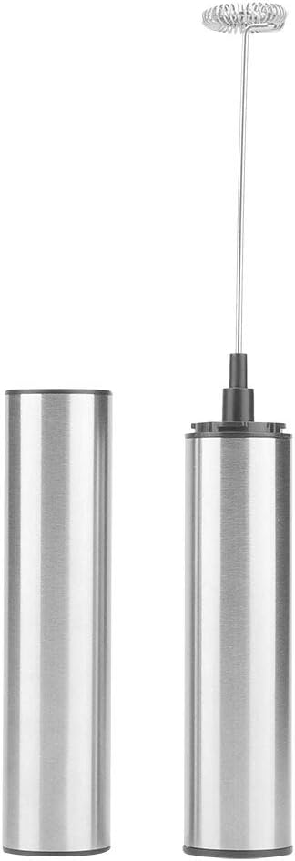 Electric Stainless Steel Milk Frother USB Rechargeable Blender Mixer for Kitchen Use