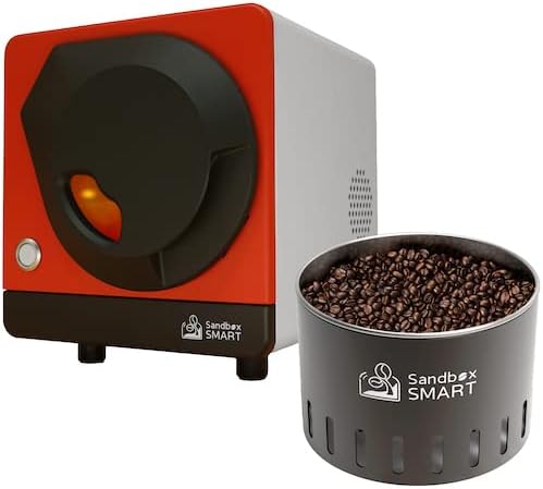 R1 Home Coffee Roaster pack of Cooling Tray C1-100g-150g Electric Direct Fired Coffee Roasting - Easy Operation and Clean - App Control - History Saving Function - 110V Red