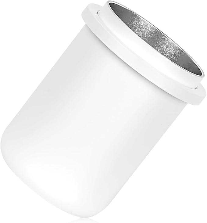 IKAPE 51MM, 54MM Espresso Dosing Cup, Compatible with All the 51MM to 54MM Portafilters, Espresso Coffee Accessory, Made of Aluminum (White)