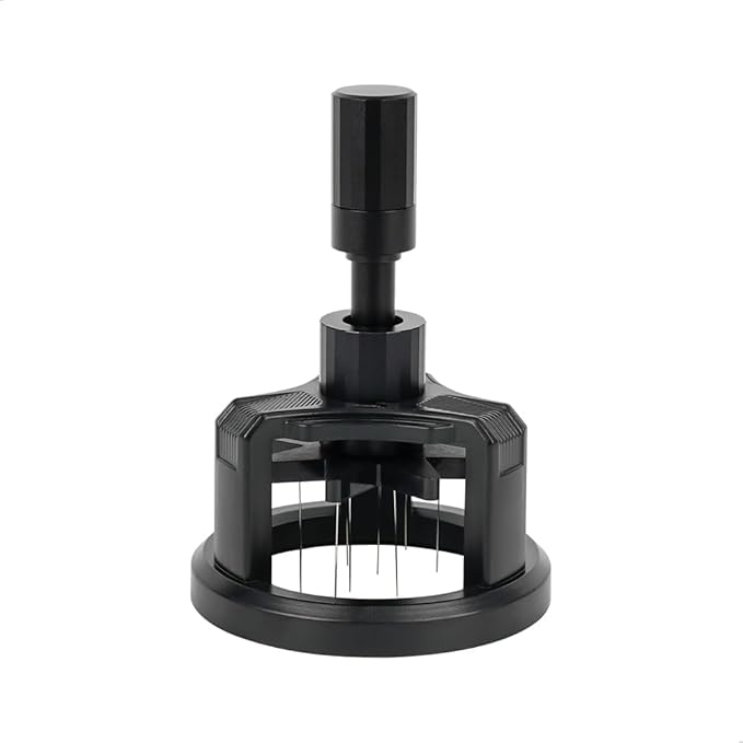 watchget 58MM WDT Tool, Espresso Stirrer Distribution Tool, Stainless Steel & Aluminum Alloy Adjustable Needle Height with Magnetic Base for Barista