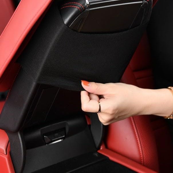Auto Armrest Cushion Pads for Nissa-n Note E13(2021-) Accessories Car Centre Console Armrest Pad Durable Material and Easy to Clean-is Waterproof and Anti-Scratch