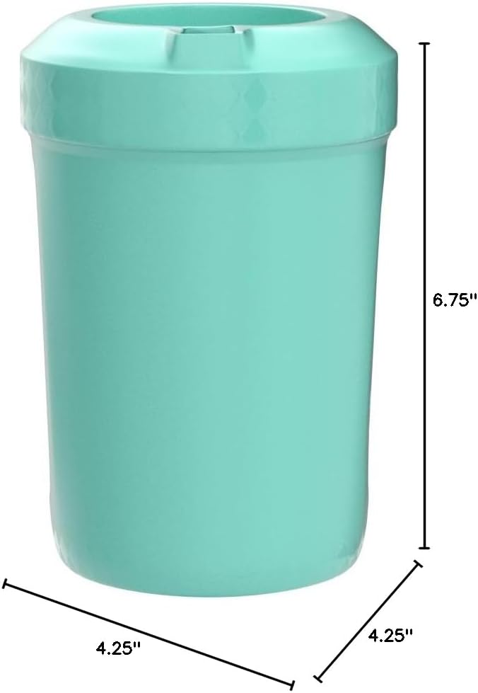 HyperChiller HC2AS Patented Iced Coffee/Beverage Cooler, NEW, IMPROVED,STRONGER AND MORE DURABLE! Ready in One Minute, Reusable for Iced Tea, Wine, Spirits, Alcohol, Juice, 12.5 Oz, Aqua Sky