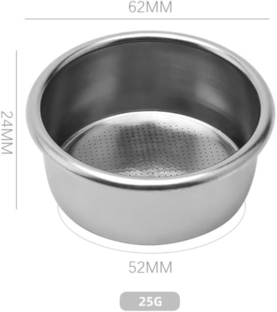 Precision filter basket compatible with Espresso machines (54mm)