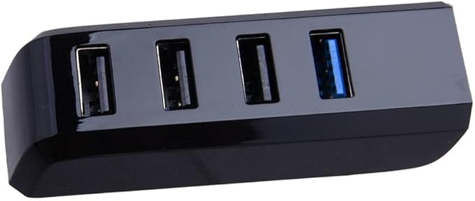 4-in-1 Multi Port Glove Box USB Hub Flash Drive Docking Station Charger Compatible for Tesla Model 3 Y 2021-2024