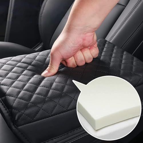 AOMSAZTO Console Pad for 2018 2019 2020 2021 2022 2023 Kona Armrest Pad for Kona Black
