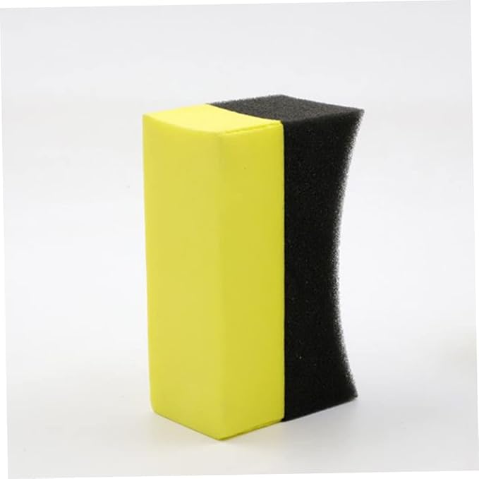 Dura Dressing Tyre Meguiars Tyre Gel Tire Dressing Applicator Automotive Car Detailing Sponge Washer Curved Foam Cleaning Tool 5pcs