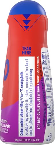 MiO Energy Acai Berry Storm Naturally Flavored with other natural flavors Liquid Water Enhancer Drink Mix with Caffeine & B Vitamins with 2X More (3.24 fl. oz. Bottle) (Pack of 4)