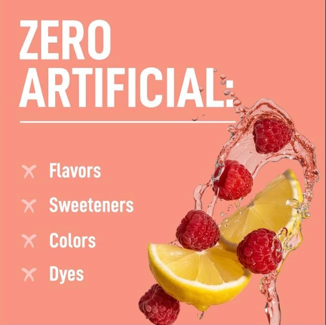 Keppi Electrolytes Powder – Raspberry Lemonade Flavor 50 Servings – No Sugar Hydration Supplement with Magnesium, Potassium, Sodium – Keto, Vegan, Fasting-Friendly, Zero Calorie Electrolyte Drink