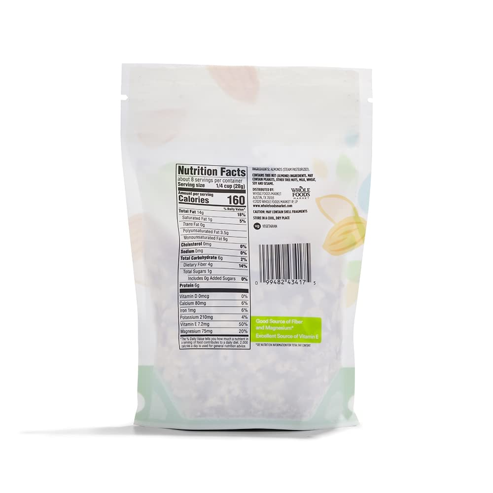 365 by Whole Foods Market, Sliced Almonds, 8 Ounce