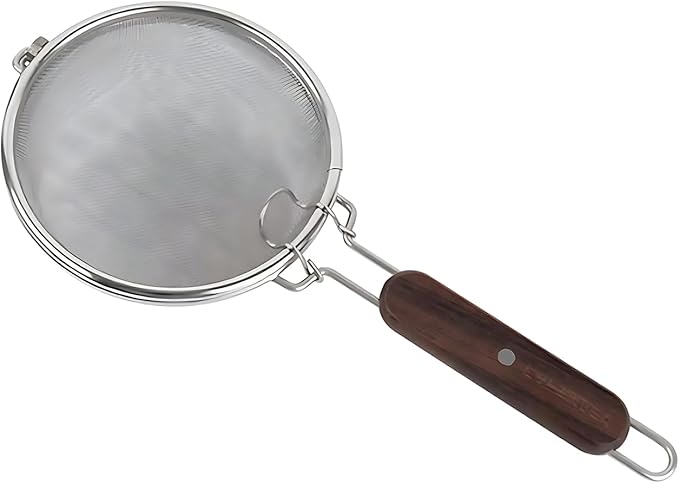 Coffee Bean Roaster, Handy Coffee Roaster Machine for Home Outdoor, Coffee Beans Baking, Stainless Steel with Wooden Handle, Lightweight, Portable, Manual Coffee Baking Tool, Coffee Accessries