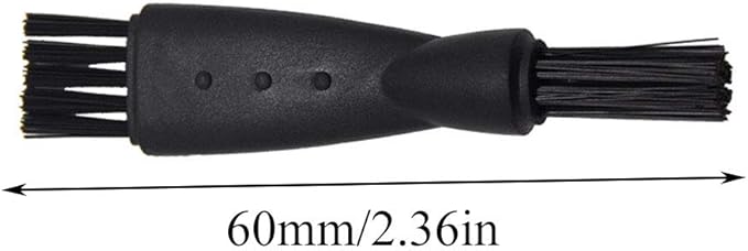 8pcs 60mm Plastic Cleaning Brush for Spices Herb Grinders, Black