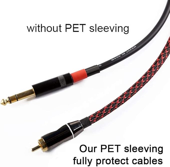 100ft - 3/4 Inch Cable Management Sleeve Protector,Wire Loom PET Expandable Wire Sleeving for Office TV Computer Home Theater Engine Bay Cord Organizer,Protect Cables from Pet Cat Dog Chewing,BlackRed