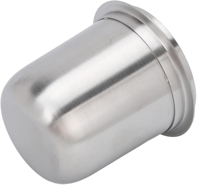 Coffee Dosing Cup, Dosing Cup Stainless Steel Coffee Dosing Cup, Coffee Dosing Cup Compatible All 58Mm Coffee Portafilters Espressos Dosing Cup For Cafes, (Stainless Steel Color)