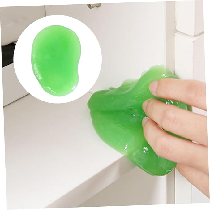 Mobestech 20 Pcs Keyboard Cleaning Mud Car Interior Duster Keyboard Cleaner Gel Car Cleaning Goo Speakers Dust Cleaner Cleaning Duster for Cleaning Jelly Dust Crystal