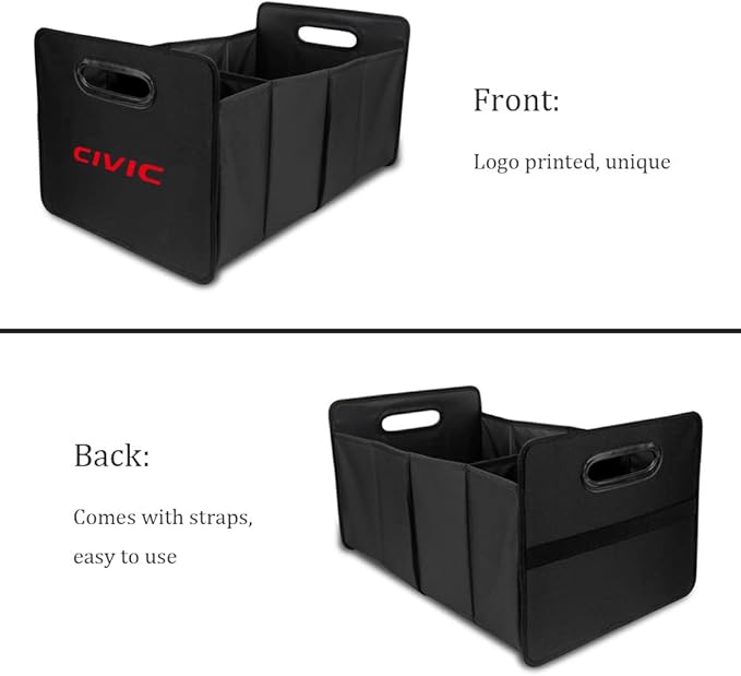 Rear Trunk Organizer Fit for Honda Civic Car Trunk Box Home Travel Foldable Storage Bag Multipurpose