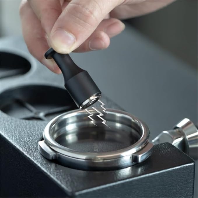 Magnetic Suction Coffee Puck Screen Removal Tool Aluminum Alloy Espresso Machine Accessory Compatible with Magnetic Stainless Steel Puck Screen Black